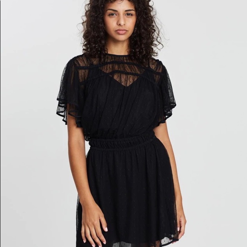 Scotch and Soda Polka Dot Mesh Party Dress
